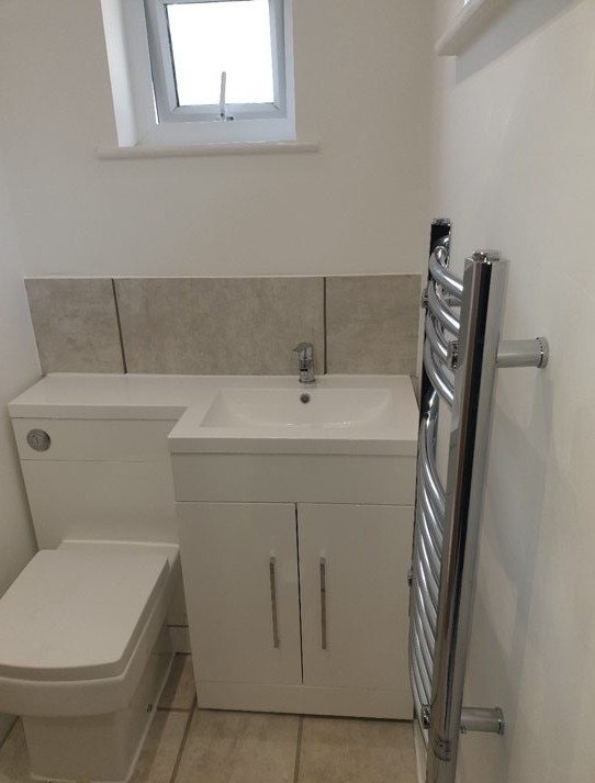 Garage to bedroom & bathroom — Project photograph